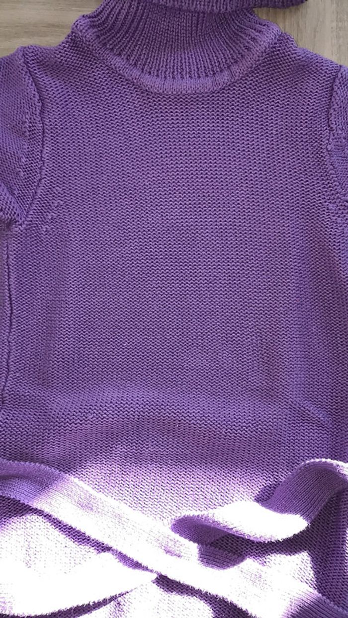 Robe en maille col roulé 10 ans - photo numéro 2