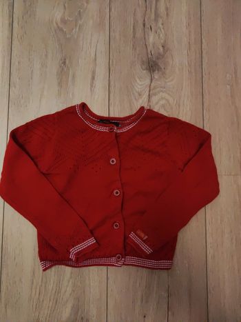 Gilet rouge catimini