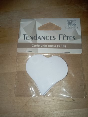 Carte uni en coeur