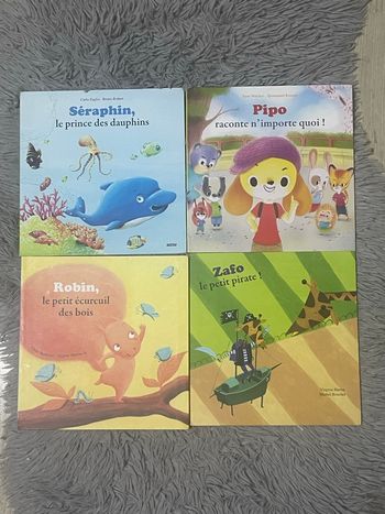 Lot de 4 livres Mes p'tits albums Auzou