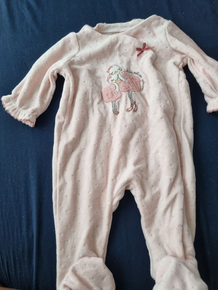 Grenouillère sergent major bébé 1 mois