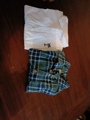 2 chemises bébé garçon 24 mois