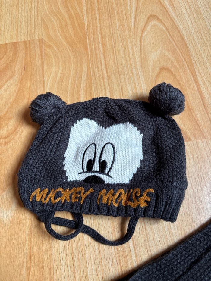 Ensemble écharpe bonnet Mickey - photo numéro 4