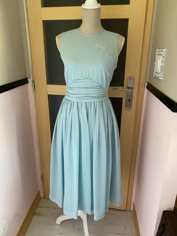 Robe de cérémonie bleu ciel