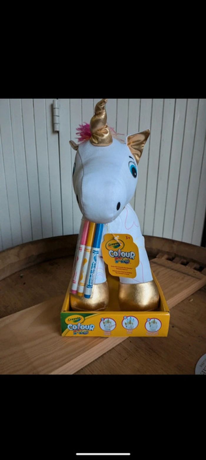 Ma peluche a décorer crayola licorne - photo numéro 4