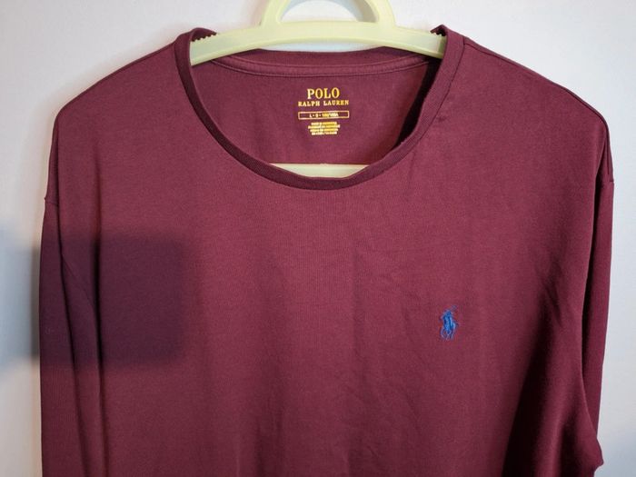 T shirt manches longues polo Ralph lauren- taille L - photo numéro 2