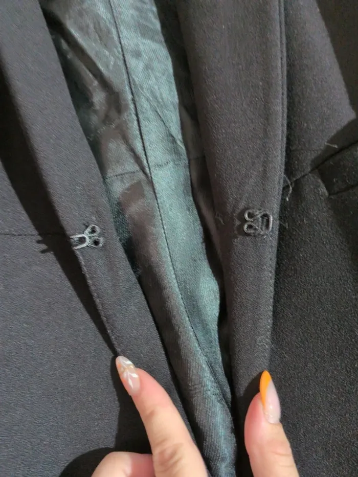 Veste longue ZARA – Noire – Taille M - photo numéro 2