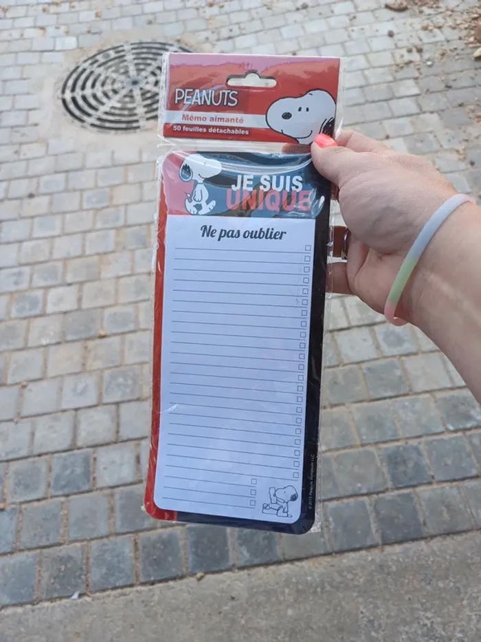 Memo snoopy aimanté neuf