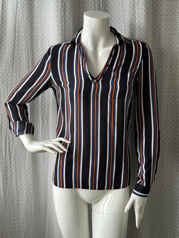 chemise rayée ~ bonobo ~ taille xS
