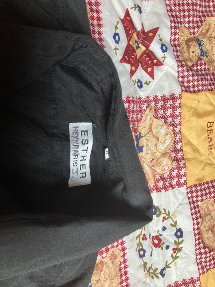 Chemise noire taille 8 ans garçon Esther Paris - photo numéro 3
