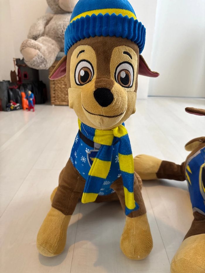 Lot de 2 grandes peluches paw patrol - photo numéro 2