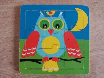 Puzzle en bois HEMA 9 pièces