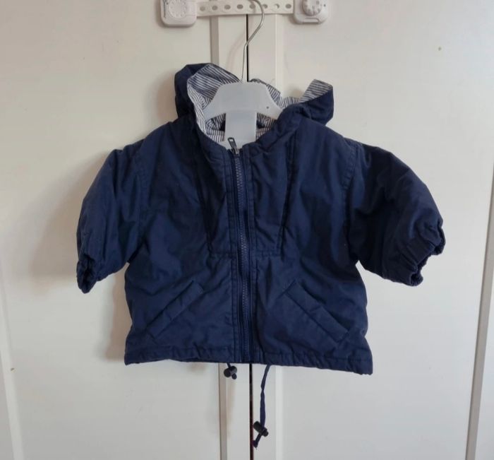 Manteau cyrillus à capuche 9-12mois