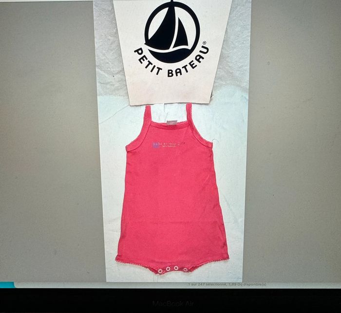barboteuse Petit Bateau 18 mois