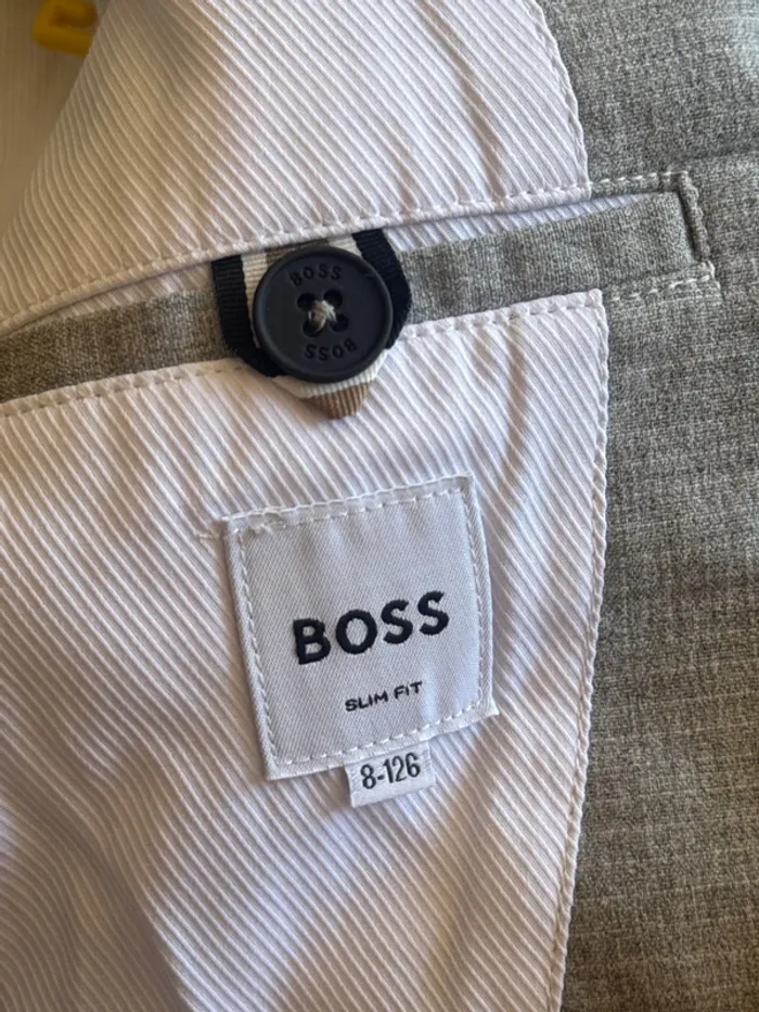 Costume boss authentique 8ans gris Chiné - photo numéro 4