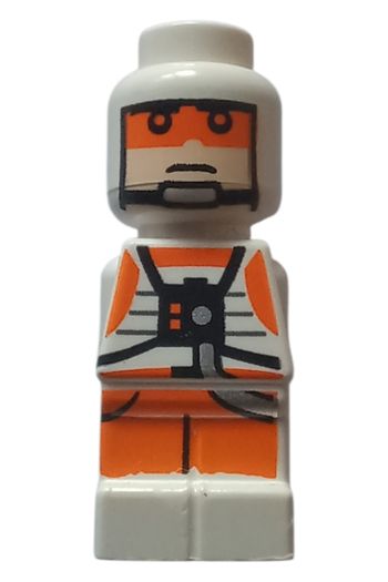 Micro-figurine LEGO Star Wars - Pilote X-Wing (Orange/Blanc)