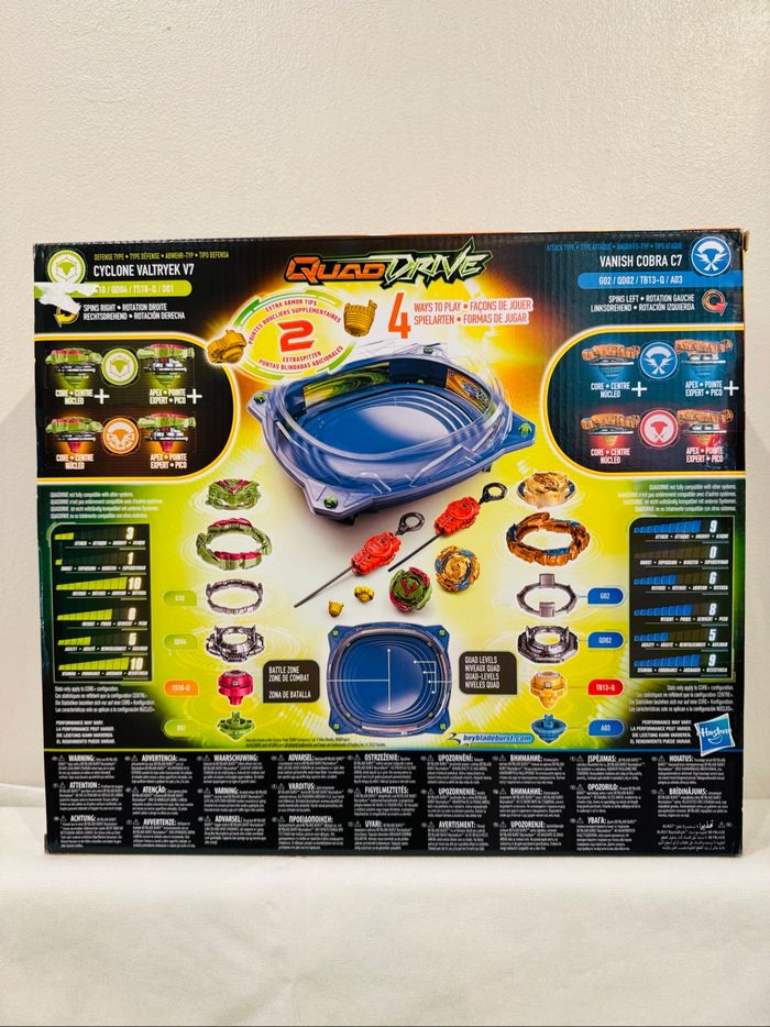Beyblade burst quad drive Set de combat orbite galactique + 8 ans - photo numéro 4