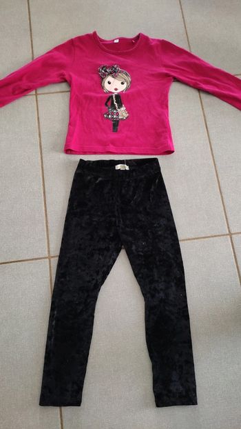 Ensemble t-shirt ML / legging T.5 A