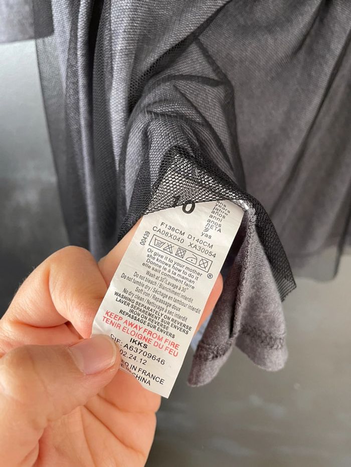 Robe grise et noir fille - photo numéro 5