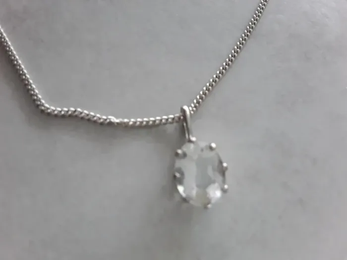 Collier et pendentif argent