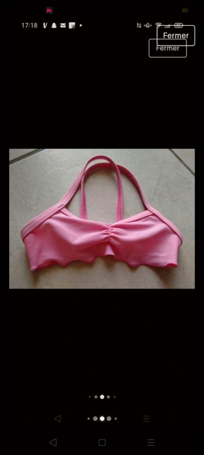 Ensemble Maillot de bain 2 pièces rose. Fille . Tribord
Taille 6 mois - photo numéro 6