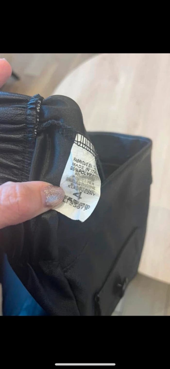 Jupe short simili cuir - photo numéro 2