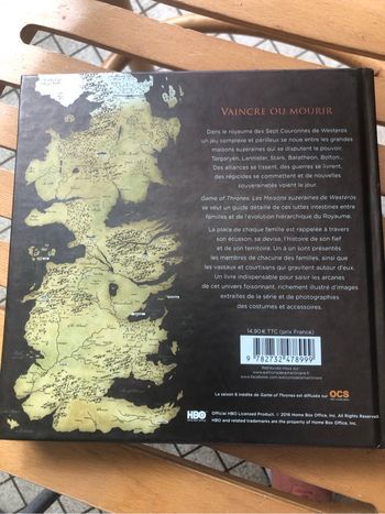 Livre game of thrones