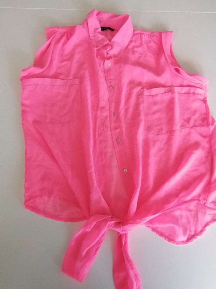 Chemise transparente sans manches été 🌞 - photo numéro 5