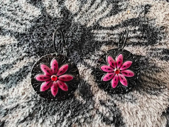 Boucles d'oreilles métal Ikita