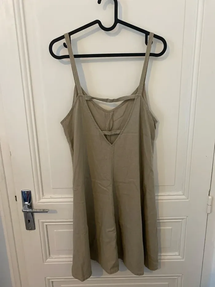 Robe en lin beige dos nu La Redoute - photo numéro 4