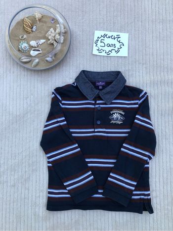 Polo à manches longues - 5 ans (110 cm) - Sergent Major