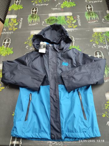 Veste  garçon imperméable 2 en 1 avec capuche