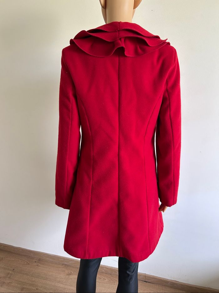 Manteau rouge mi long LolaLiza taille 36 bon état - photo numéro 5