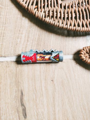 🦕 Power rangers dino charge - Energem-dino chargeur n° 1 rouge Tyrannosaure