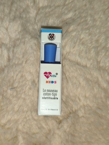 Coton tige réutilisable enfant 