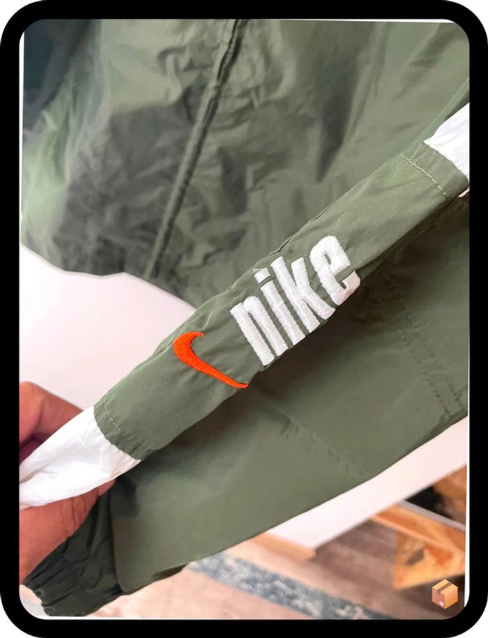Coupe-vent Nike kaki – Taille 10/12 ans – Mixte - photo numéro 4