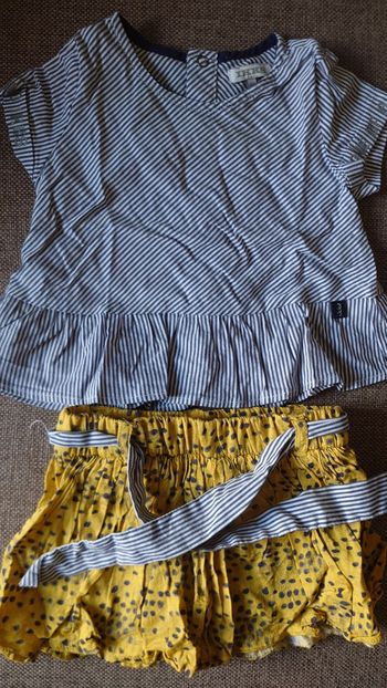 Ensemble blouse jupe/short Ikks