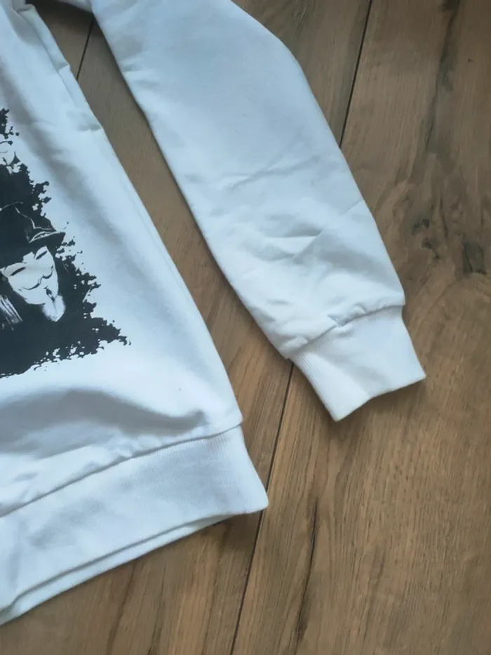 Pull fin homme blanc motifs XS Adriano - photo numéro 2
