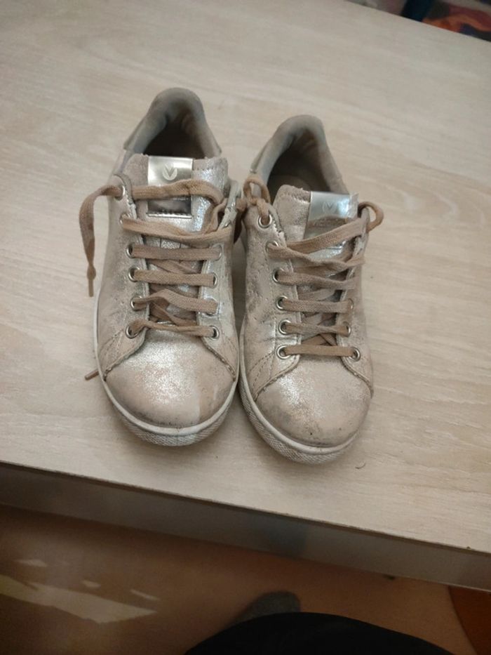 Baskets rose paillettes victoria 35 - photo numéro 2