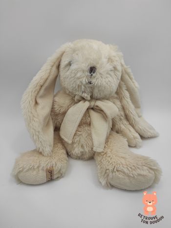 Grande Peluche Lapin crème Bukowski