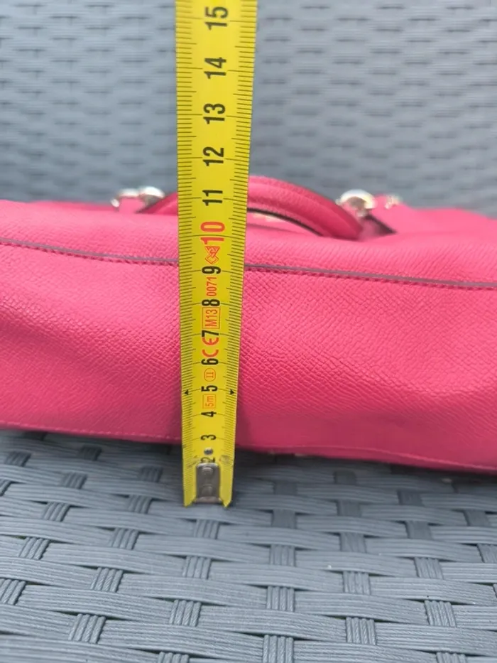 Sac à main avec bandoulière cuir rose Coach - photo numéro 11
