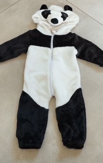 Combinaison mixte panda 80 cm 