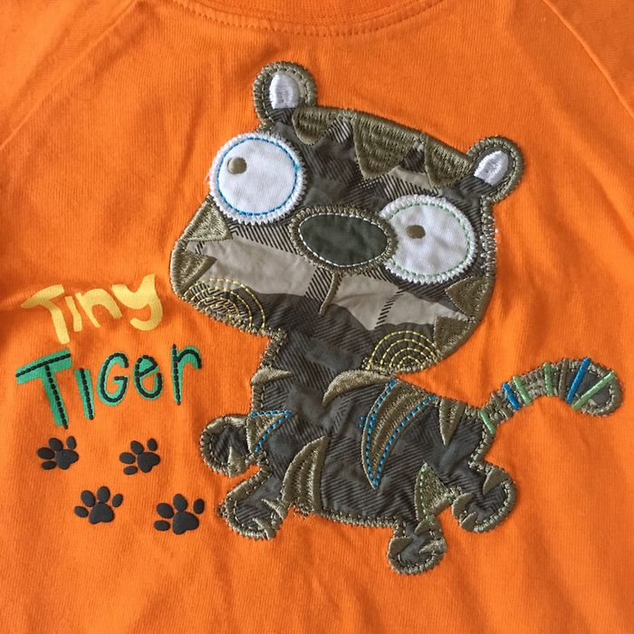 Teeshirt orange Tissaia - 6 mois - photo numéro 2