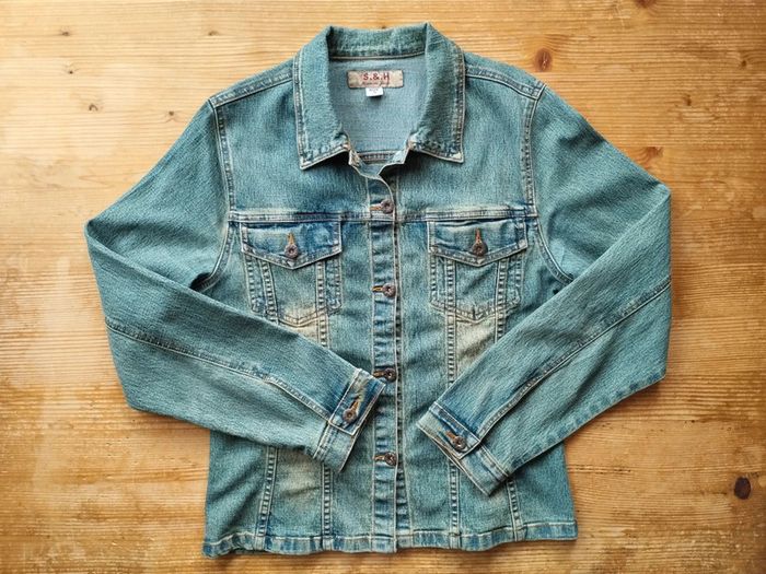 Veste en jean vintage – Taille 3 (40/L) - TBE - photo numéro 3