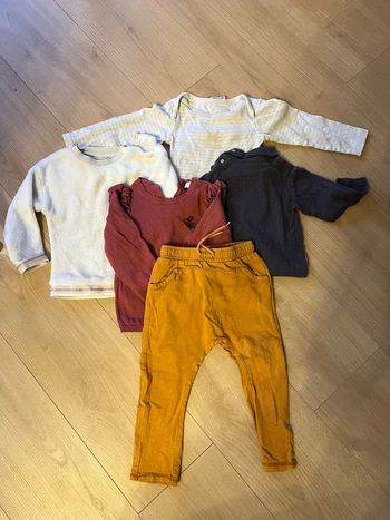 Lot vêtements automne hiver 18 mois