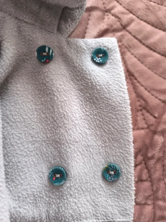 Manteau avec bonnet gants et echarpe sergent major 24 mois - photo numéro 10