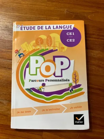 Livre étude de la langue CE1, CE2