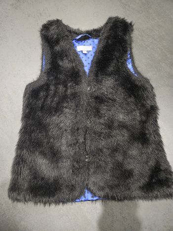 Gilet fausse fourrure