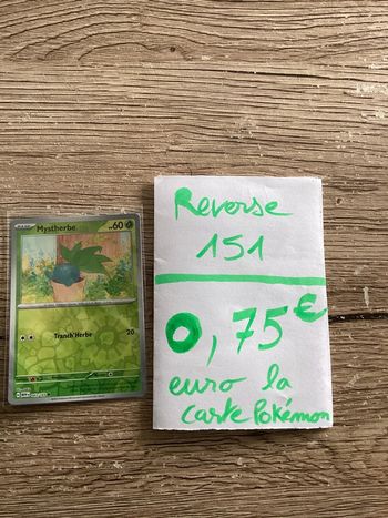 carte Pokémon mystherbe reverse 043/165 EV3.5 collection 151 FR neuf sortie de booster