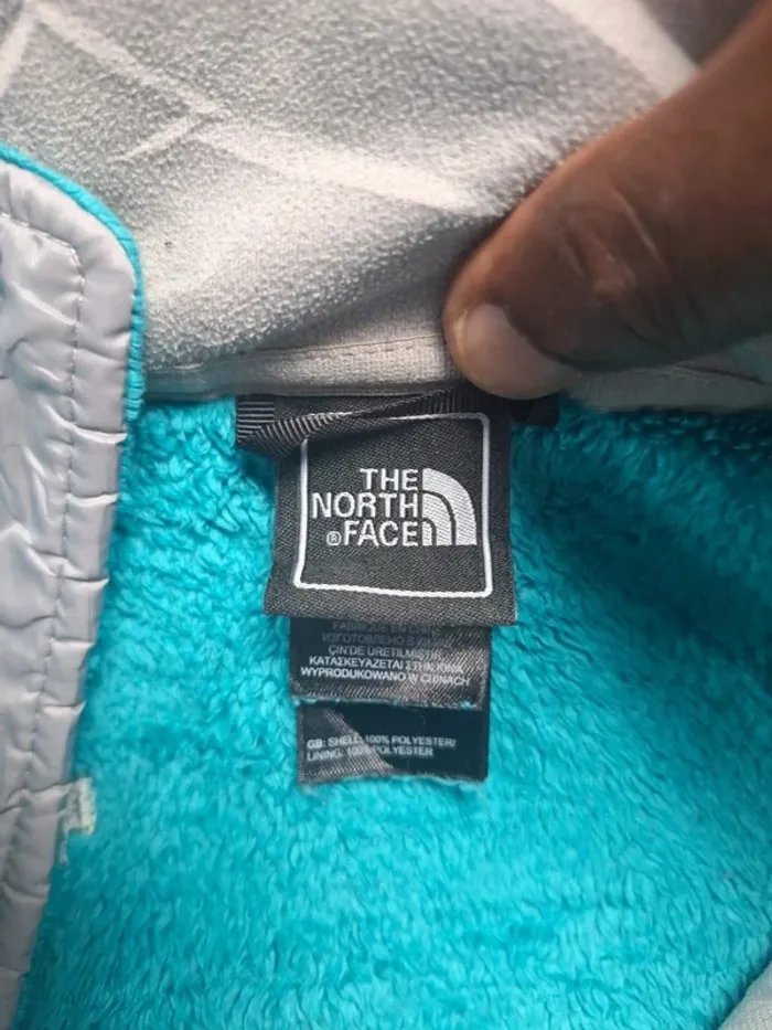 veste Polaire The North Face femme turquoise – Taille S - brodé (608) - photo numéro 12
